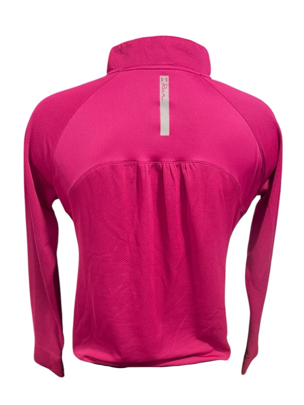 Under Armor All Season Gear Semi-Fitted Women's XL Pink 1/4 Zip Pullover Run - Picture 2 of 7
